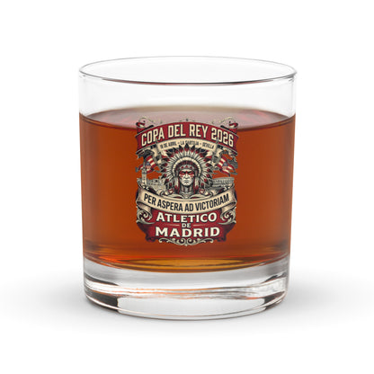 Vaso on the rocks Copa del Rey 2026 Atlético - Nunca dejes de creer 09